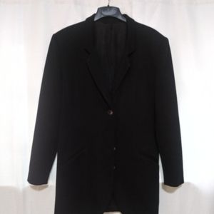 Vintage New York Style Black Blazer Size 14